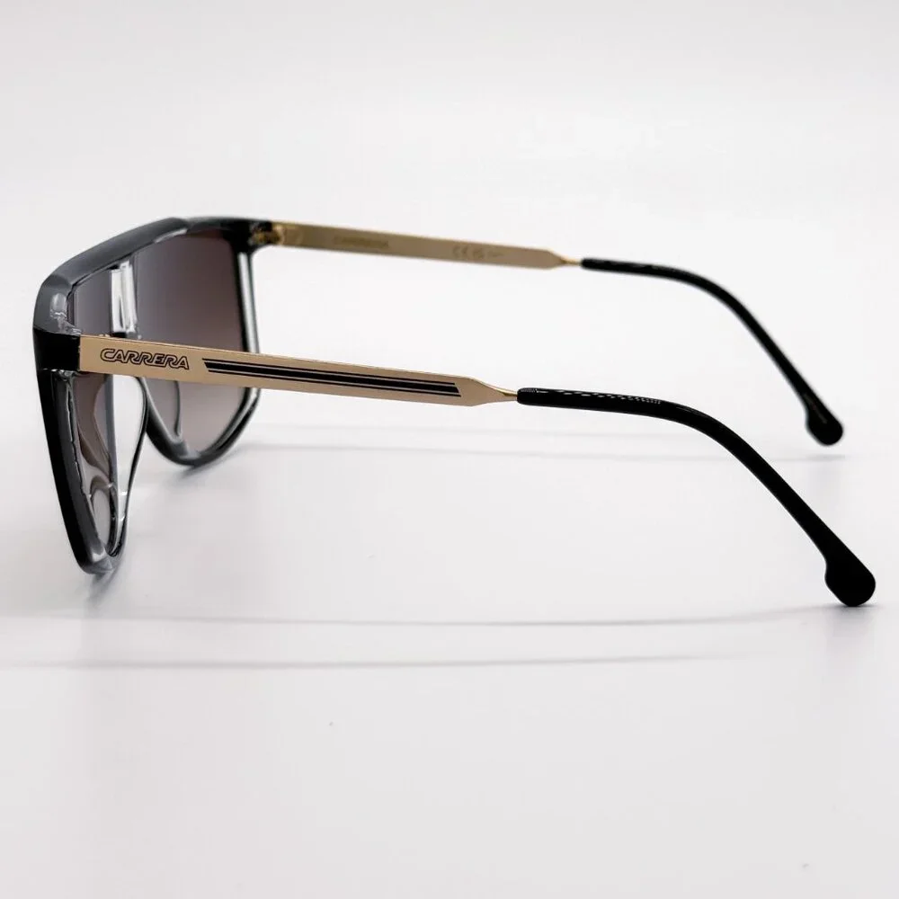 NEW CARRERA 1056/S 2M2 SUNGLASSES MEN GOLD BLACK SQUARE EYEWEAR CARRERA